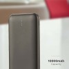POWER BANK 10000MAH CU CABLU 30CM TIP C  -  GRI ANTRACIT