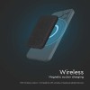 POWER BANK 10000MAH CU INEL MAGNETIC INCARCARE WIRELESS - NEGRU