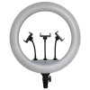 SELFIE RING LIGHT 55W CU TREPIED SI SUPORT 3 TELEFOANE SELFIE RING LIGHT 55W CU TREPIED SI SUPORT 3 TELEFOANE
