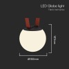 CORP LED MAGNETIC TRACKLIGHT 10W 3000K - NEGRU