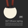 CORP LED MAGNETIC TRACKLIGHT 10W 3000K - NEGRU