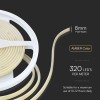 Banda led cob 24v chihlimbar ip67 - 10w, 840 lm, 320 led/m