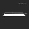 PANOU LED INCORPORABIL 40W 120X30CM 4000K ALB NEUTRU
