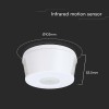 SENZOR DE MISCARE 1000W 360GR IP20 - ALB