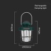 LAMPA CAMPING 3W + 5W EFECT FLACARA CU INCARCARE USB TIP C