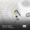 PLAFONIERA LED 12W IP20 SENZOR DE MISCARE 3IN1 - ALB PLAFONIERA LED 12W IP20 SENZOR DE MISCARE 3IN1 - ALB