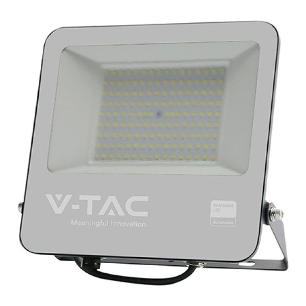 REFLECTOR LED SMD 100W 4000K IP65 CABLU 1M CIP SAMSUNG - NEGRU/GRI