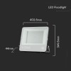 REFLECTOR LED SMD 200W 6500K IP65 CABLU 1M CIP SAMSUNG - NEGRU
