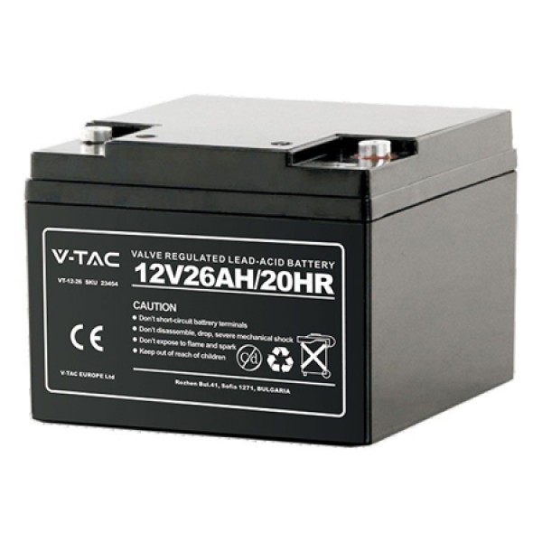 Acumulator gel plumb 12v 26ah - putere și fiabilitate