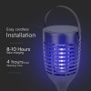 Aparat anti-insecte cu încărcare solară 3in1 1.3w
