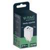 INCARCATOR RETEA QC 20W USB SI TIP C - ALB