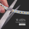 Banda led smd2835 running 10w/m 24v ip20 6500k 10m - iluminare eficientă