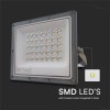 REFLECTOR LED SMD 30W 3IN1 IP65 CABLU - GRI