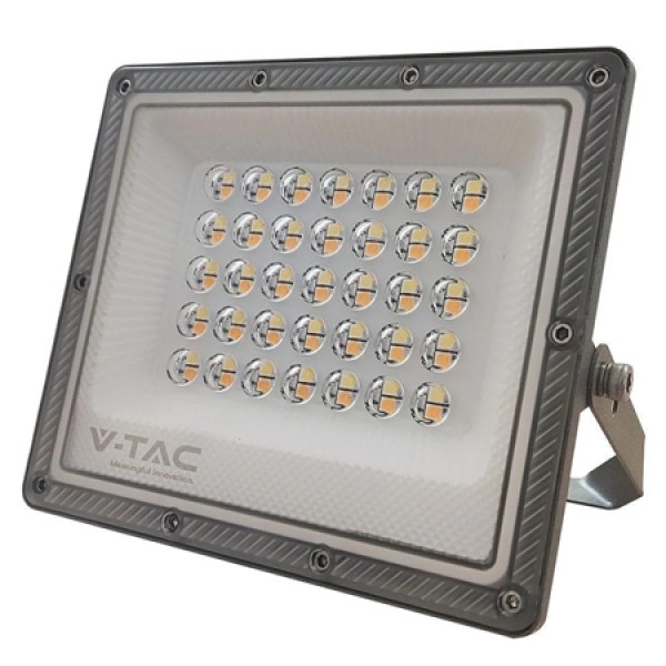 REFLECTOR LED SMD 30W 3IN1 IP65 CABLU - GRI