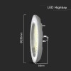 CORP ILUMINAT LED INDUSTRIAL 100W 3IN1 IP65 - GRI