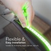 Banda led smd 2835 10.5w/m 220-240v ip65 verde rola 50m