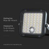 REFLECTOR CU INCARCARE SOLARA 10W 1500LM 4000+6400K - NEGRU