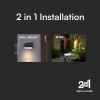 LAMPA LED SOLARA 0.9W 3000K 2IN1 MONTAJ PERETE + TARUS GRADINA IP65 LAMPA LED SOLARA 0.9W 3000K 2IN1 MONTAJ PERETE + TARUS GRADINA IP65