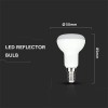 BEC LED R50 E14 4.8W 3000K ALB CALD