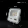 REFLECTOR LED SMD 10W 3IN1 IP65 CIP CREE- NEGRU/GRI REFLECTOR LED SMD 10W 3IN1 IP65 CIP CREE- NEGRU/GRI