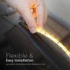 Banda led 5mm 8w/m 24v ip20 rola 10m 4000k cip cree