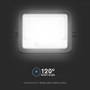 REFLECTOR CU INCARCARE SOLARA 100W 1200LM 7IN1 - NEGRU