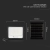 REFLECTOR CU INCARCARE SOLARA 300W 7IN1 - NEGRU
