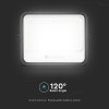REFLECTOR CU INCARCARE SOLARA 400W 7IN1 - NEGRU