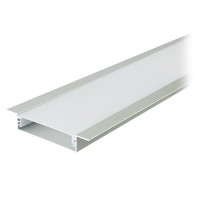 PROFIL ALUMINIU PENTRU BANDA LED 2M 40MM X 10MM - ARGINTIU