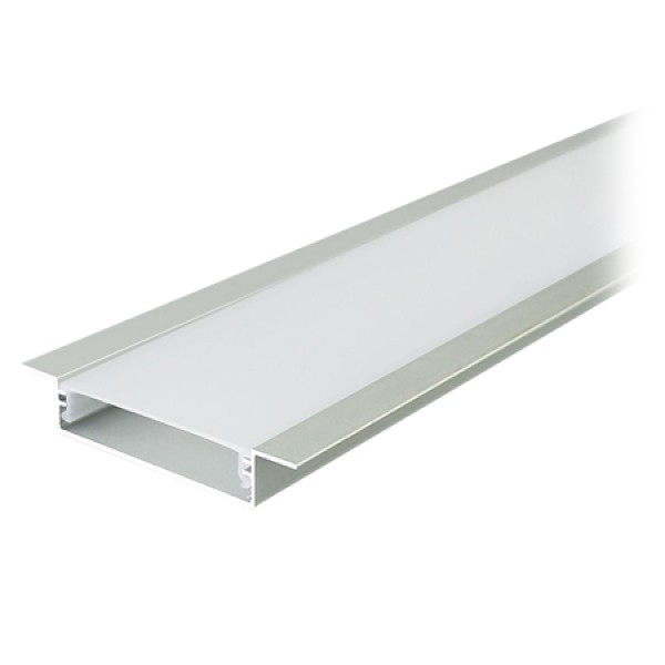 PROFIL ALUMINIU PENTRU BANDA LED 2M 40MM X 10MM - ARGINTIU PROFIL ALUMINIU PENTRU BANDA LED 2M 40MM X 10MM - ARGINTIU