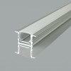 PROFIL ALUMINIU PENTRU BANDA LED 2M 17MM X 14MM - ARGINTIU PROFIL ALUMINIU PENTRU BANDA LED 2M 17MM X 14MM - ARGINTIU