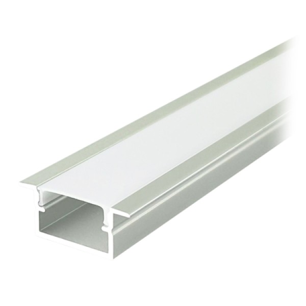PROFIL ALUMINIU PENTRU BANDA LED 2M 17MM X 10MM - ARGINTIU PROFIL ALUMINIU PENTRU BANDA LED 2M 17MM X 10MM - ARGINTIU