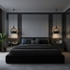 CORP ILUMINAT CU SOCLU E27/GU10 400X290MM - NEGRU MAT
