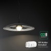 CORP ILUMINAT CU SOCLU E27/GU10 600X90MM - NEGRU/ALB