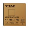 PANOU LED 40W 120LM/W 60CM X 60CM 6500K CIP CREE