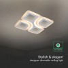 Aplica led 70w 3in1 dimabil cu telecomanda - 5600 lm, alb