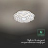 Aplica led 100w dimabil cu telecomandă - lumină 3 în 1