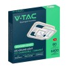 Aplica led 80w 3in1 dimabil cu telecomanda - iluminare eficientă