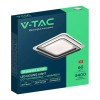 Aplica led 60w dimabil cu telecomanda - 5400lm, alb + negru Aplica led 60w dimabil cu telecomanda - 5400lm, alb + negru