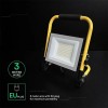 REFLECTOR LED 50W 4000K CABLU 3M + STAND CIP CREE - NEGRU/GALBEN