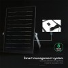 REFLECTOR LED SOLAR 30W 4800LM 3IN1 - NEGRU