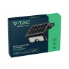 REFLECTOR LED SOLAR 7W 3IN1 - NEGRU