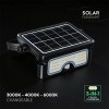 REFLECTOR LED SOLAR 7W 3IN1 - NEGRU