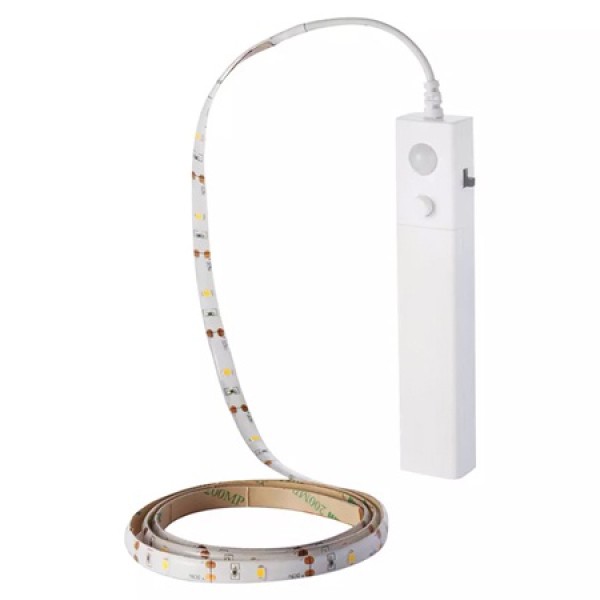Banda led 2835 2.4w 1m 4000k cu senzor de mișcare pentru baterii