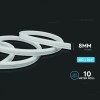 Banda led neonflex 24v 10m galben - iluminare led de calitate