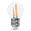 BEC FILAMENT LED G45 E27 6W 4000K ALB NEUTRU