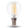BEC FILAMENT LED P45 E14 6W 130LM/WAT 2700K ALB CALD