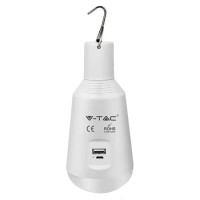 BEC LED E27 7W 3IN1 CU ACUMULATOR INCARCARE SOLARA SI USB