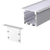 PROFIL ALUMINIU PENTRU BANDA LED 2M 50MM X 35MM ALB PROFIL ALUMINIU PENTRU BANDA LED 2M 50MM X 35MM ALB