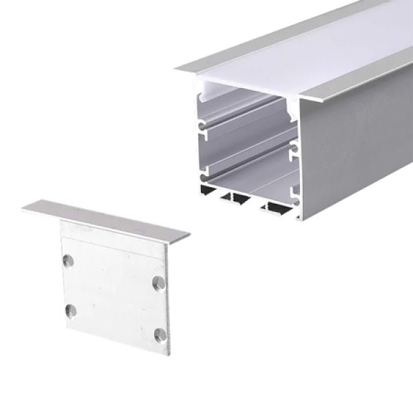 PROFIL ALUMINIU PENTRU BANDA LED 2M 50MM X 35MM ALB PROFIL ALUMINIU PENTRU BANDA LED 2M 50MM X 35MM ALB